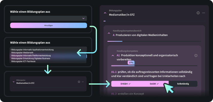 Screenshot Sprachaufnahme starten im Editor