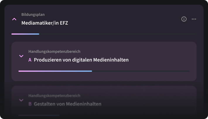 Bildungsplan hinzufügen
